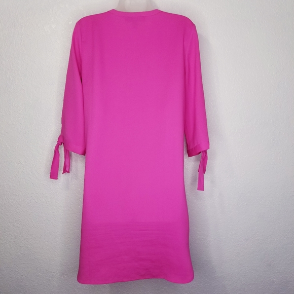 Donna Ricco v-neck shift mini dress size 6 - Picture 3 of 9